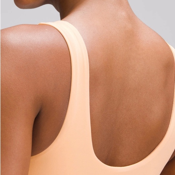 Lululemon  Align Tank Dress Peach Bellini Size 0 - Picture 2 of 5